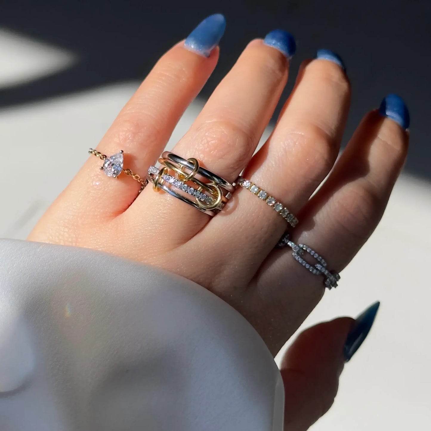 Der originale Selbstliebe-Kettenring – Gelbgold