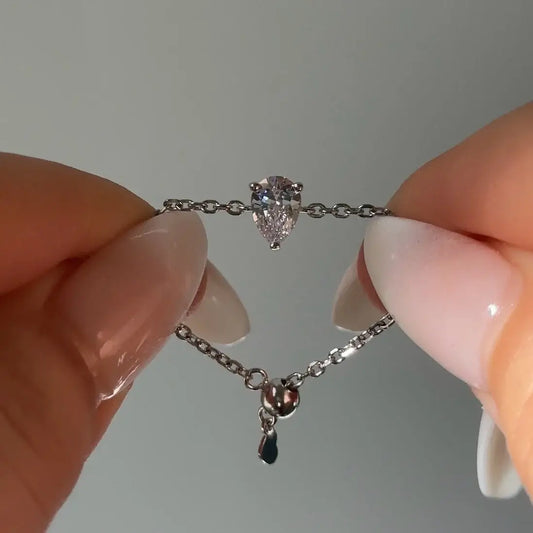 Der originale Selbstliebe-Kettenring – Silber