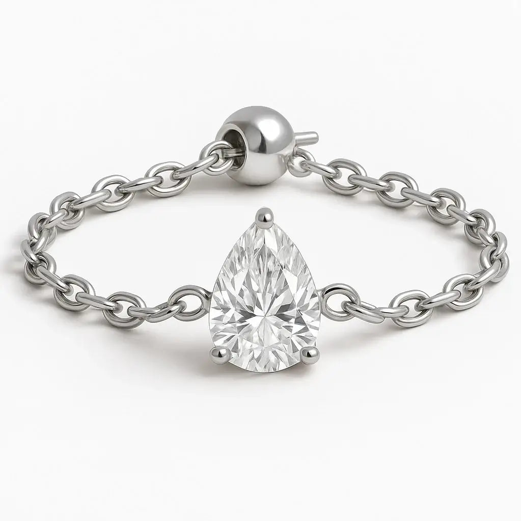 Der originale Selbstliebe-Kettenring – Silber