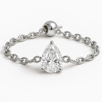 Der originale Selbstliebe-Kettenring – Silber