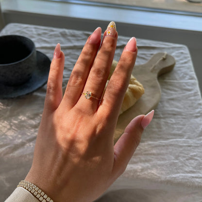 Der originale Selbstliebe-Kettenring – Gelbgold